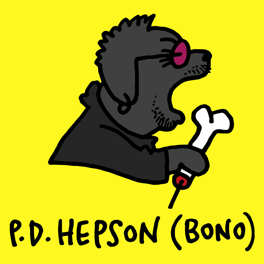 P. D. Hepson, psěvák skupsiny U2 známý jako BonoDox